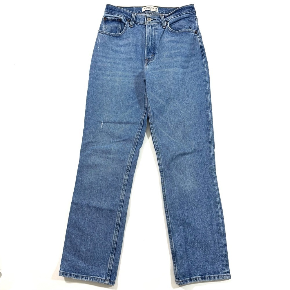 Abercrombie 90s Straight Jeans Ultra High Rise Size 26 2 Short